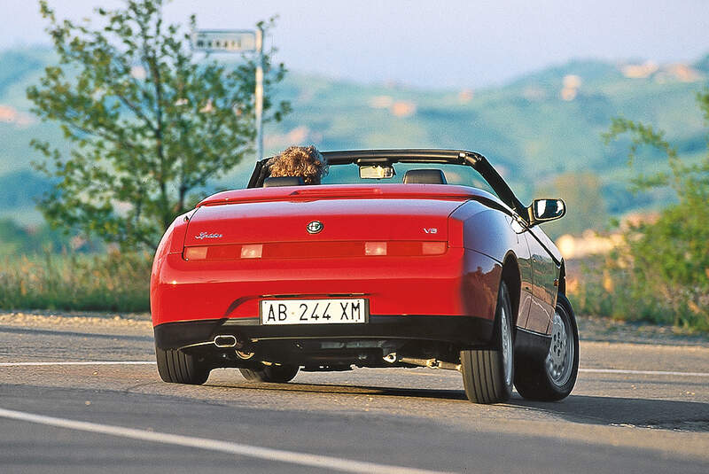 Alfa Romeo Spider, Heckansicht