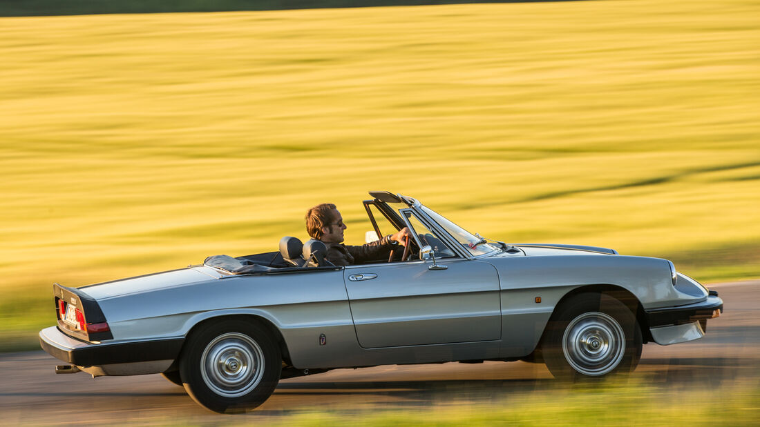 Alfa Romeo Spider, Impression, Schwäbische Alb