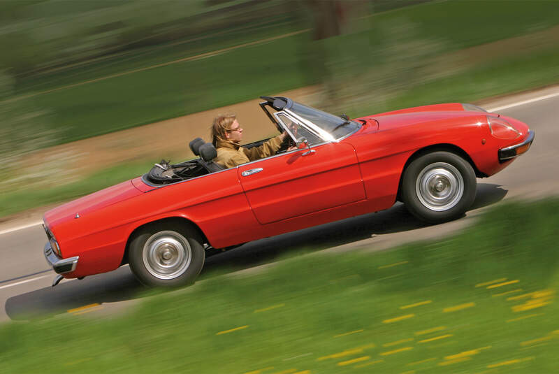 Alfa Romeo Spider, Seitenansicht