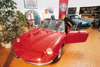 Alfa Romeo Spider im Showroom