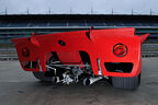 Alfa Romeo T33/3, Heck, Endrohre