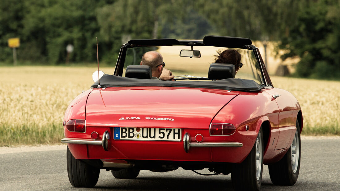 Alfa Spider 1750 Veloce, Heckansicht