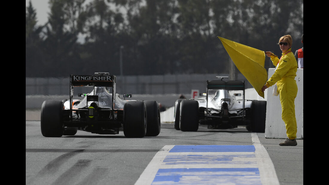 Alfonso Celis - Force India - Formel 1-Test - Barcelona - 22. Februar 2016 