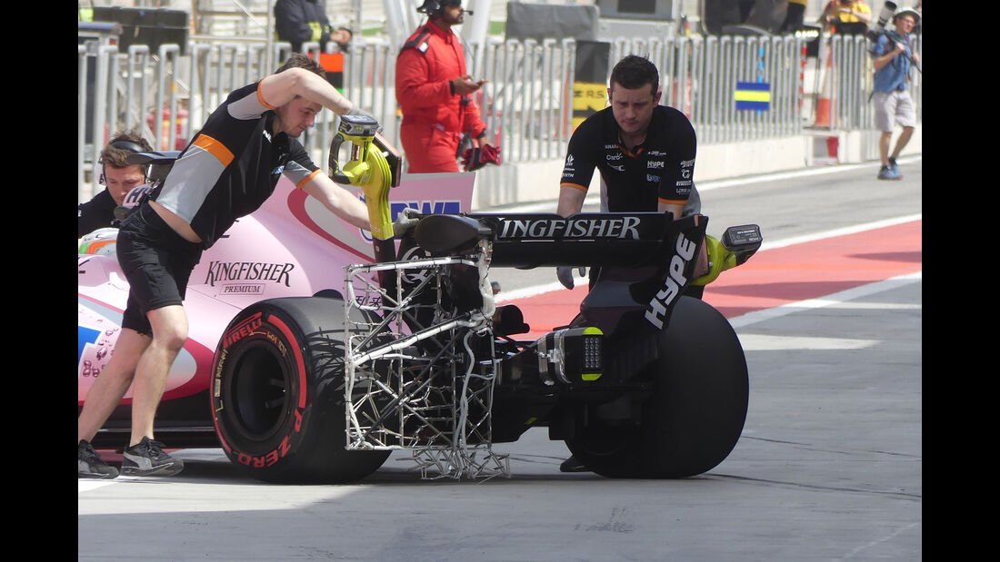 Alfonso Celis - Force India - Formel 1 - Testfahrten - Bahrain International Circuit - Dienstag - 18.4.2017