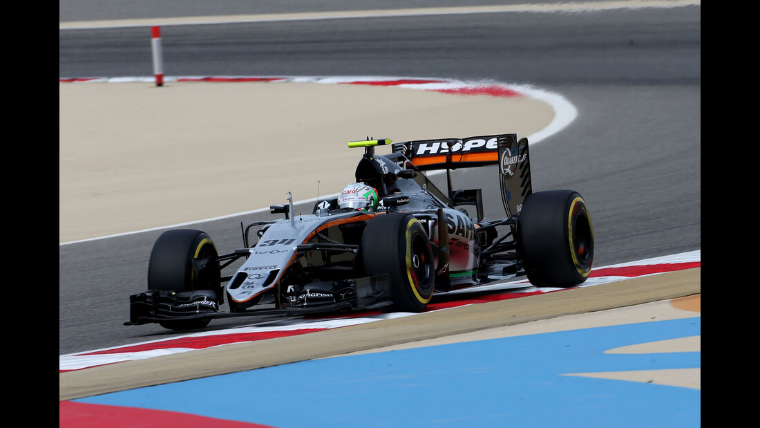 Alfonso Celis - Force India - GP Bahrain - Formel 1 - 1. April 2016