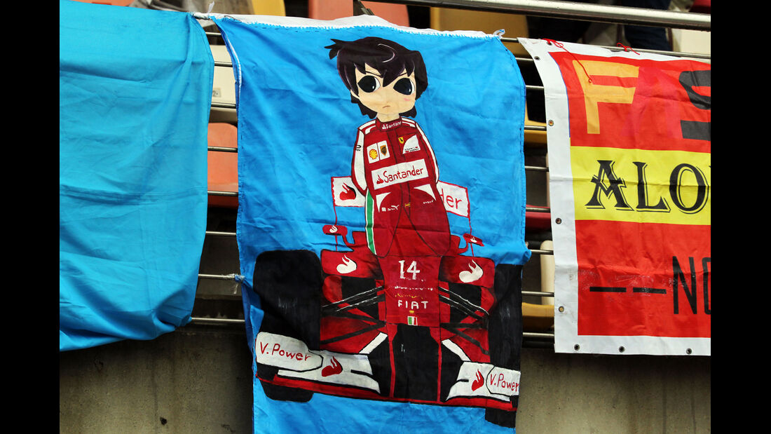 Alonso-Fans - Formel 1 - GP China - Shanghai - 19. April 2014