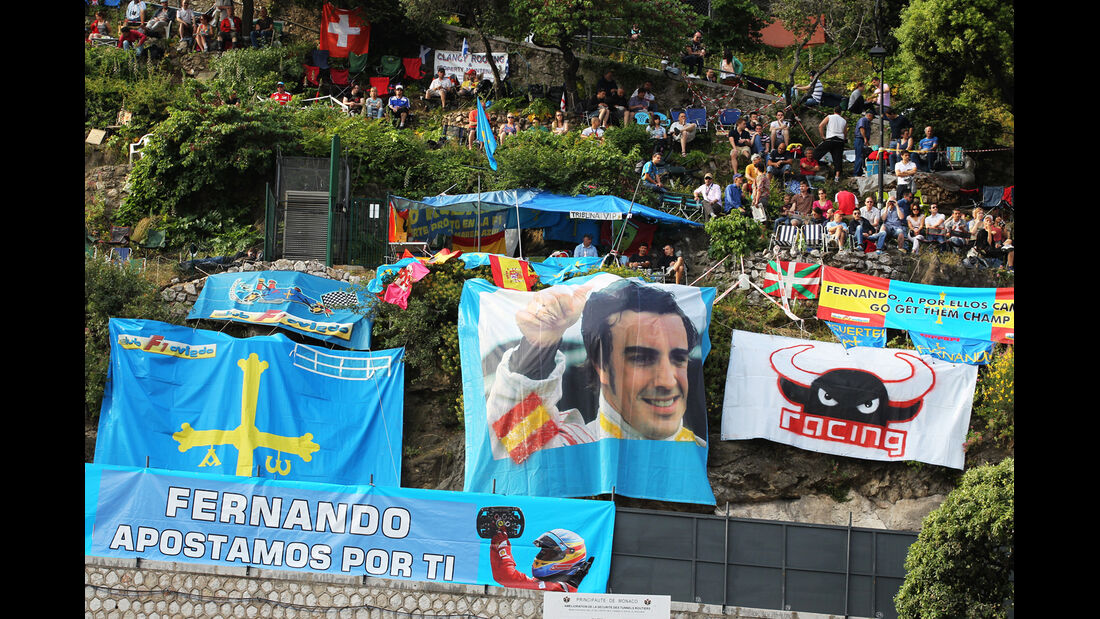 Alonso-Fans - Formel 1 - GP Monaco - 26. Mai 2012