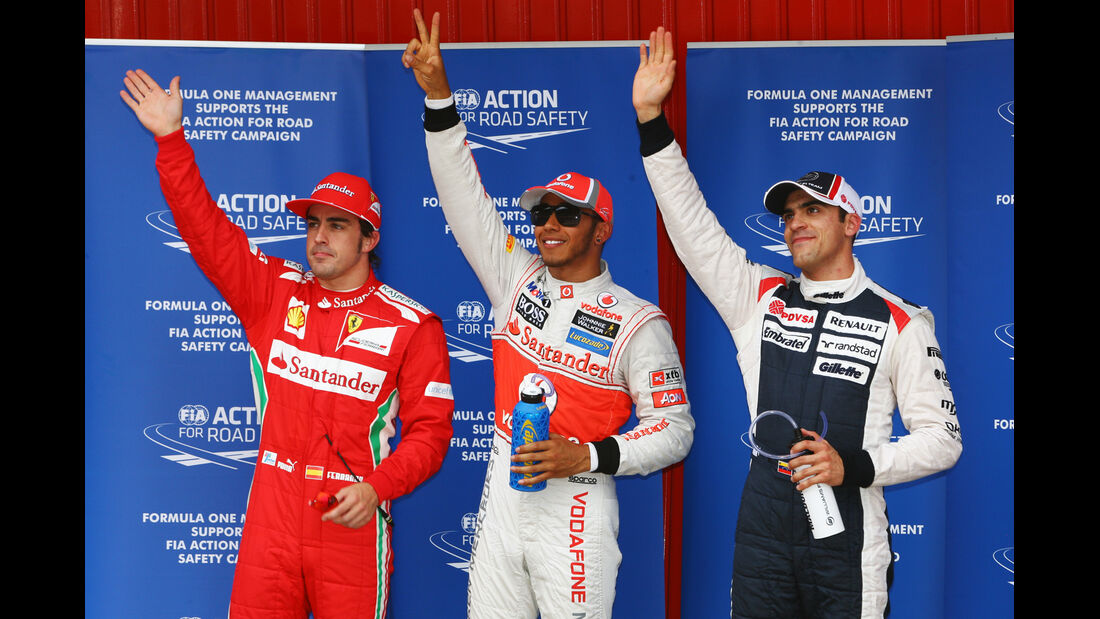 Alonso, Hamilton & Maldonado - GP Spanien - 12. Mai 2012