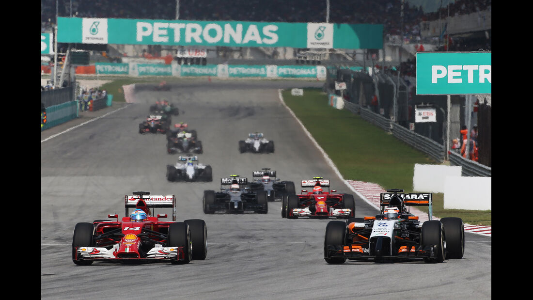 Alonso & Hülkenberg - GP Malaysia 2014