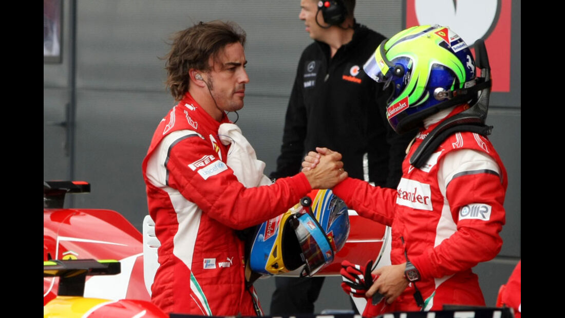 Alonso & Massa - GP England - Qualifying - 9. Juli 2011