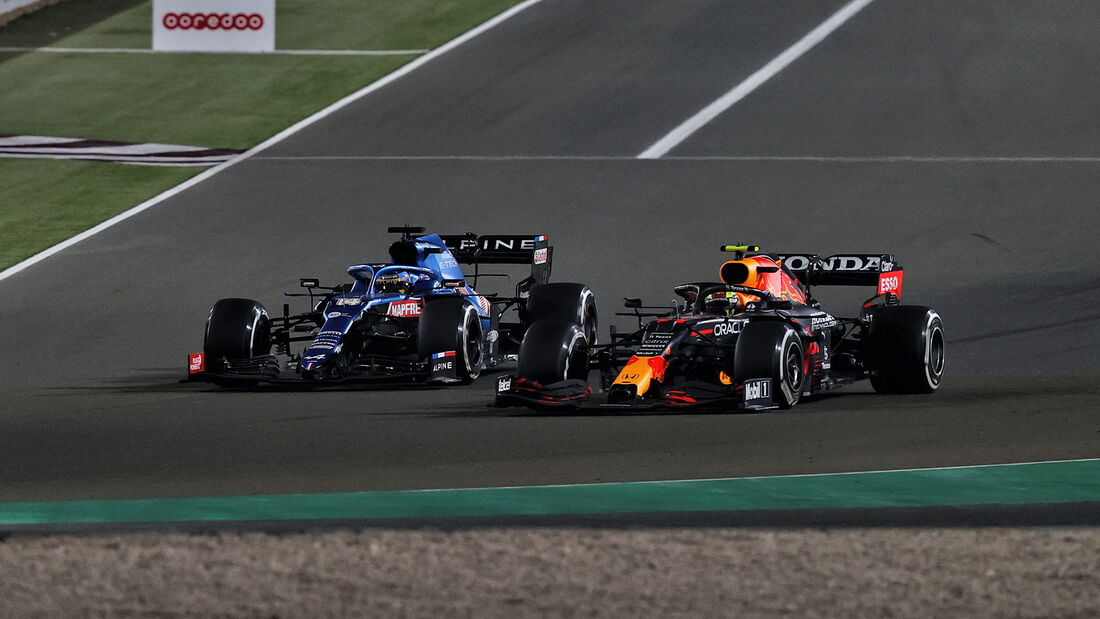 Alonso - Perez - GP Katar 2021 - Rennen