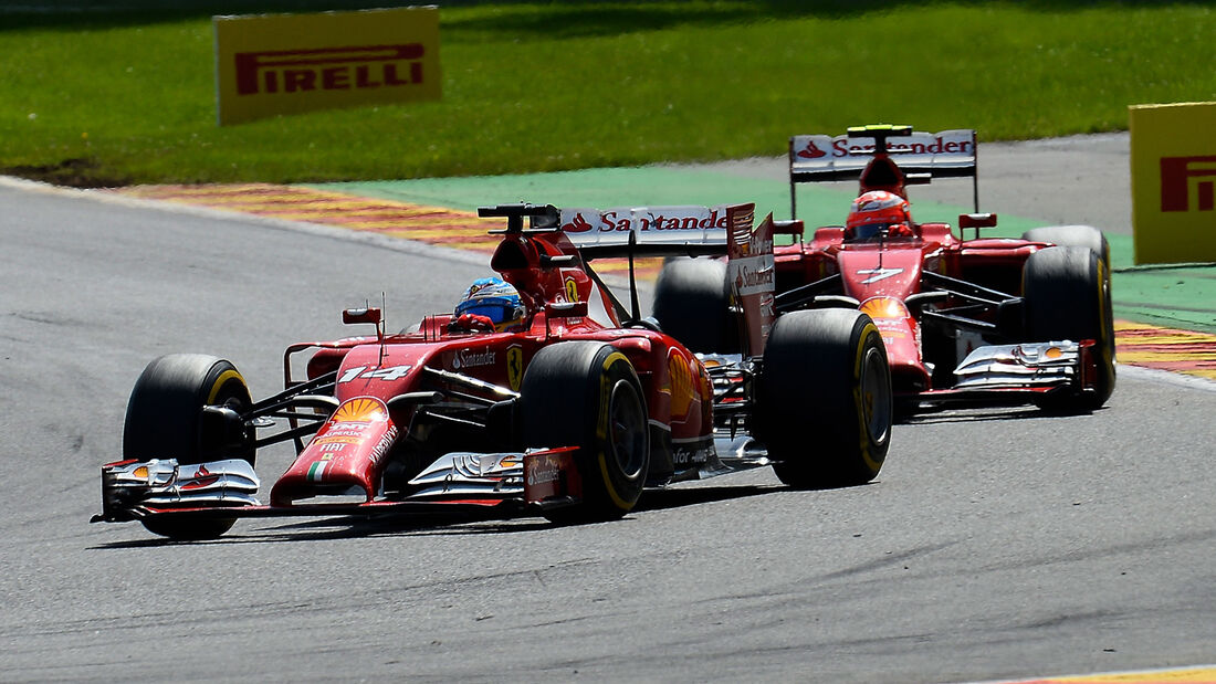 Alonso & Räikkönen - Ferrari - GP Belgien 2014
