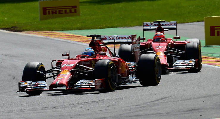 Alonso & Räikkönen - Ferrari - GP Belgien 2014