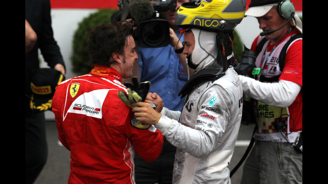 Alonso & Rosberg - GP Monaco 2012