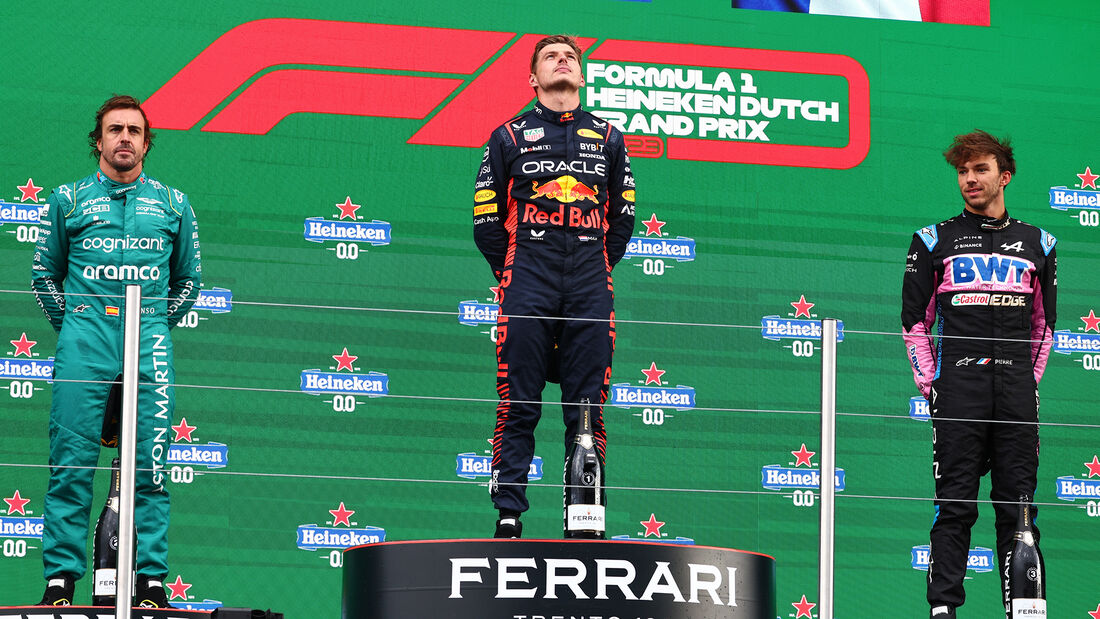 Alonso - Verstappen - Gasly - GP Niederlande 2023 - Zandvoort