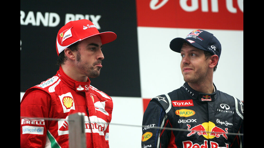 Alonso & Vettel GP Abu Dhabi 2012