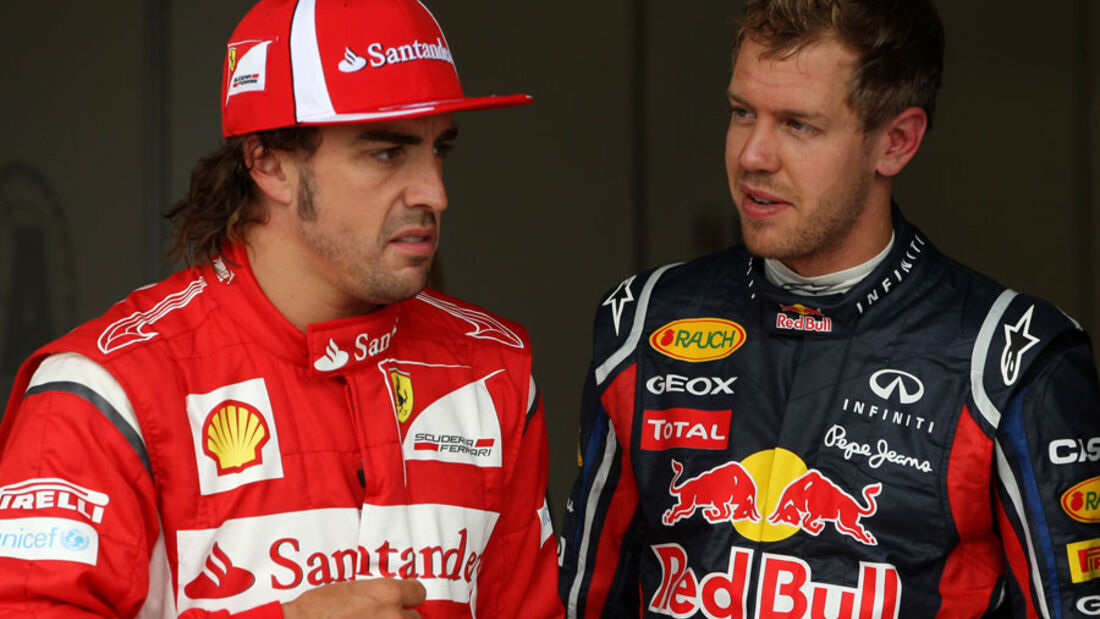 Alonso & Vettel - GP England - Qualifying - 9. Juli 2011