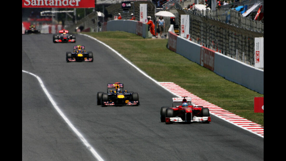 Alonso Vettel GP Spanien 2011