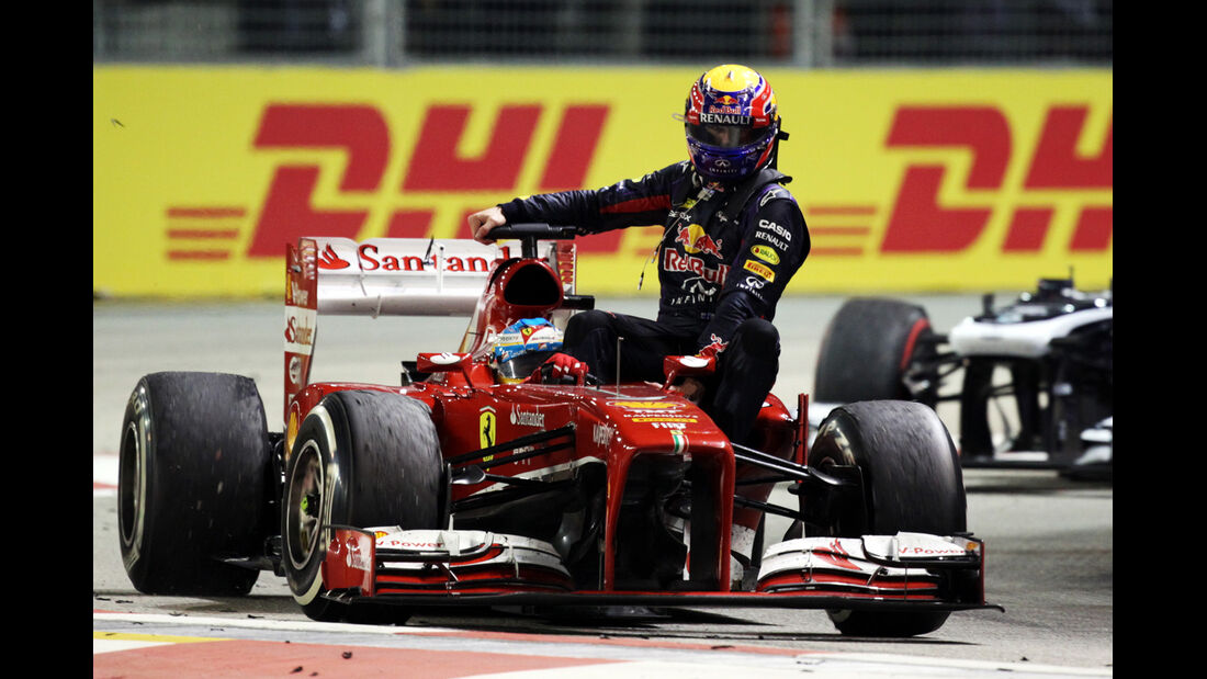 Alonso & Webber - GP Singapur 2013