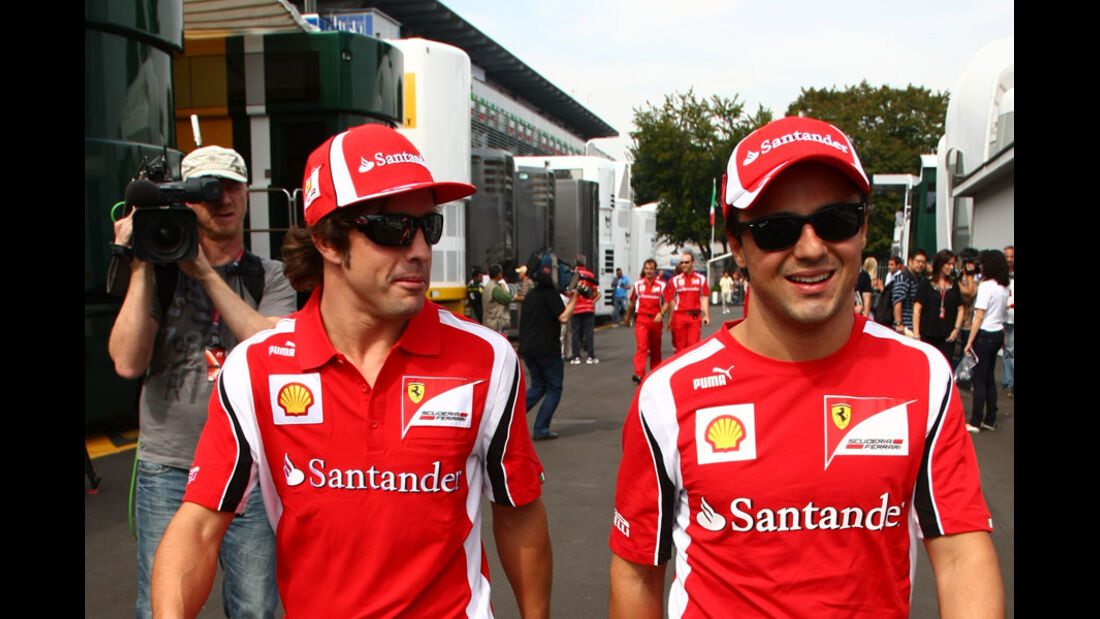 Alonso und Massa GP Italien 2011