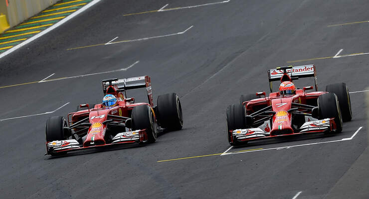 Alonso vs. Räikkönen - GP Brasilien 2014
