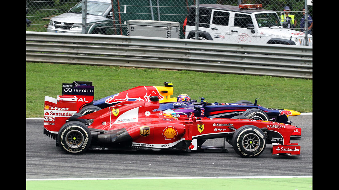 Alonso vs. Webber - Formel 1 - GP Italien 2013