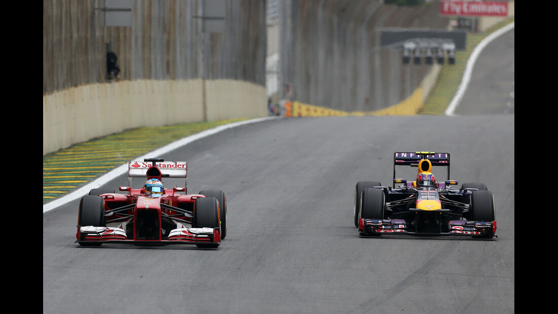 Alonso vs. Webber - GP Brasilien 2013