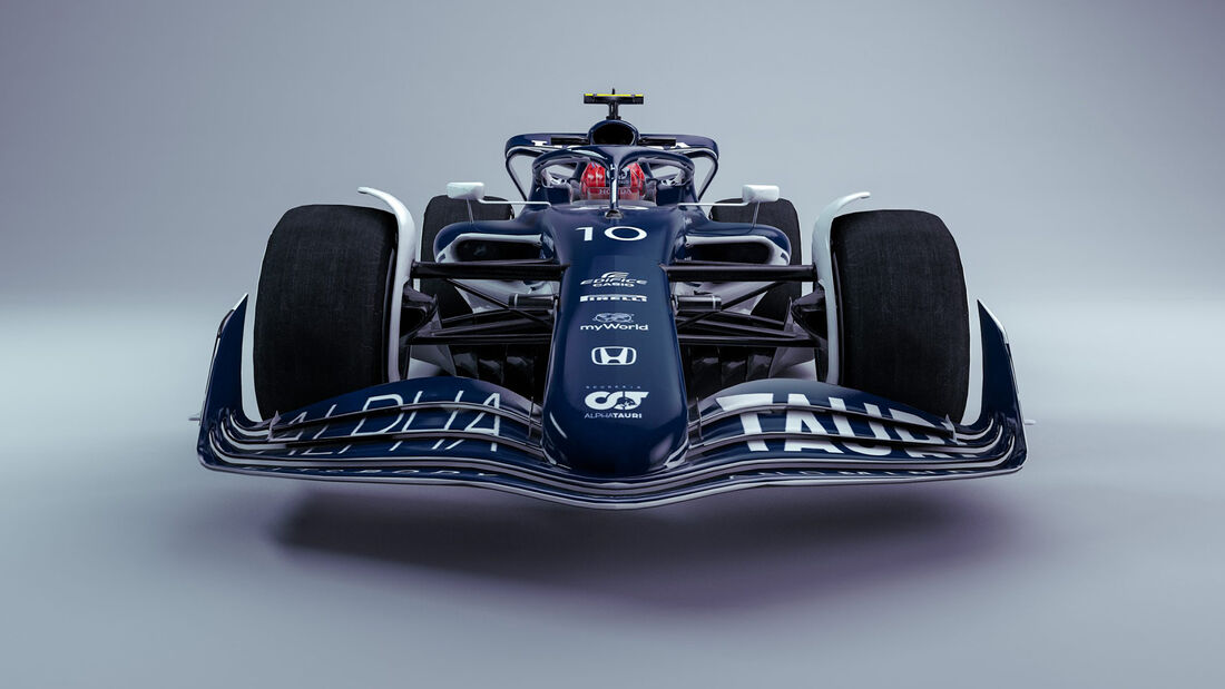Alpha Tauri - F1-Auto 2022 - Team-Lackierung 