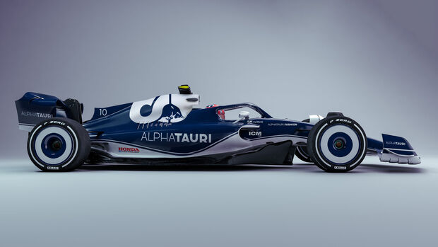 Alpha Tauri - F1-Auto 2022 - Team-Lackierung 