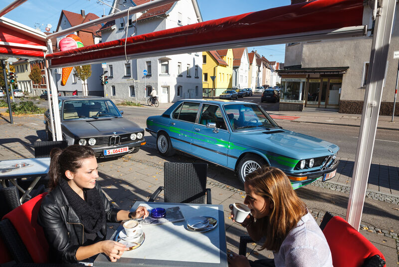 Alpina-BMW 528, Hartge-BMW 528, Frontansicht, Cafe