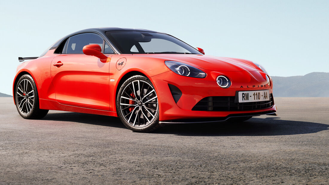 Alpine A110 Modelljahr 2022 Facelift