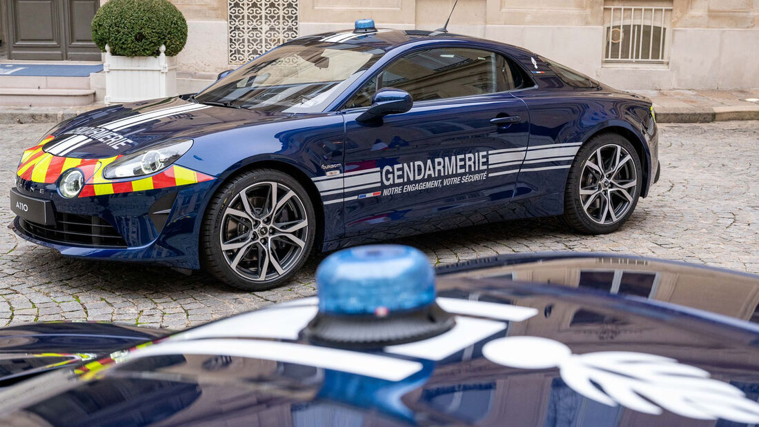 Alpine A110 Pure Gendarmerie Polizei Frankreich