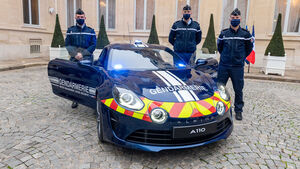 Alpine A110 Pure Gendarmerie Polizei Frankreich