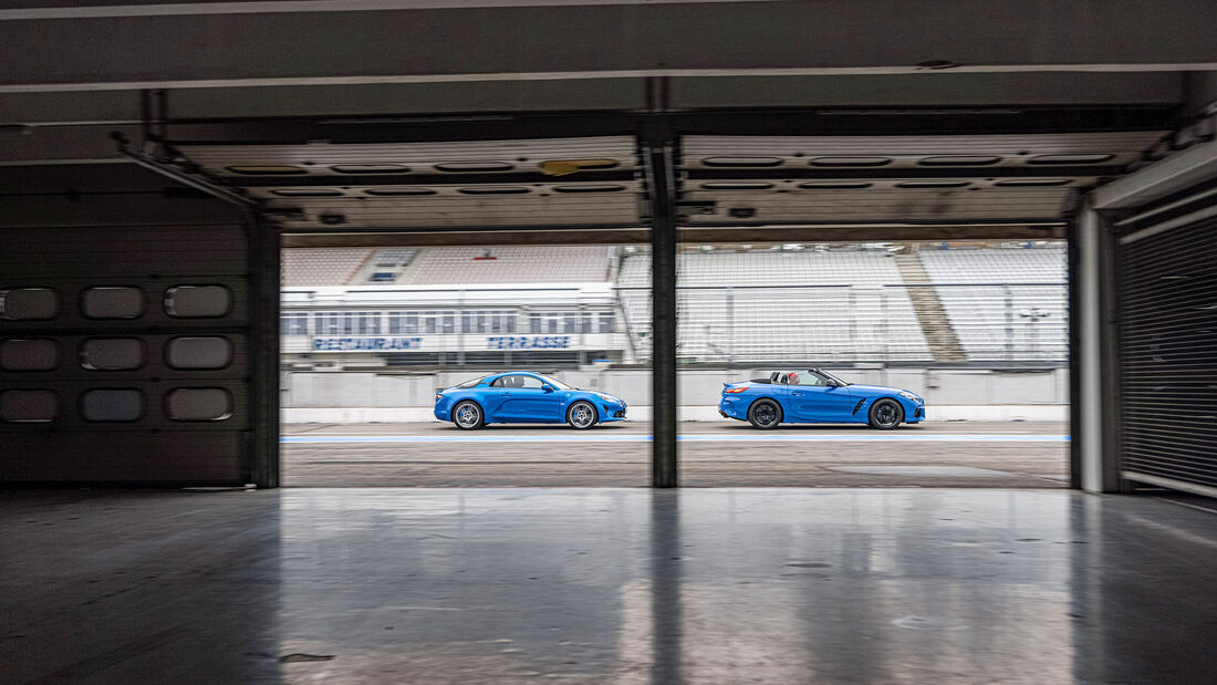Alpine A110 gegen BMW Z4 Vergleichstest, ams 0221 