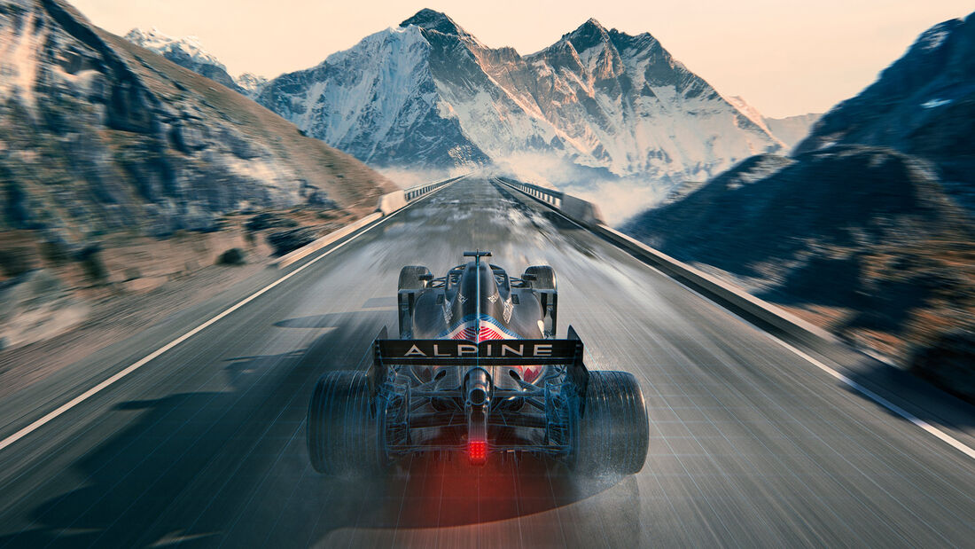 Alpine A521 - Formel 1 - Lackierung