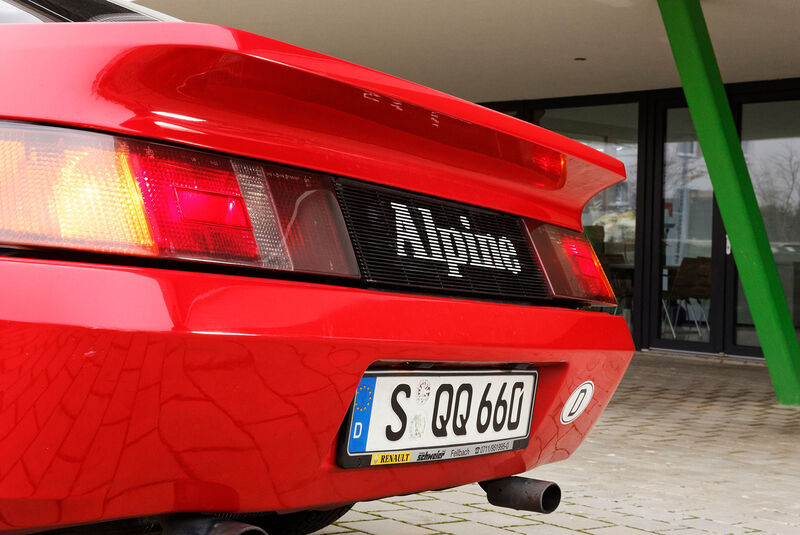 Alpine V6 Turbo, 1990, Heck