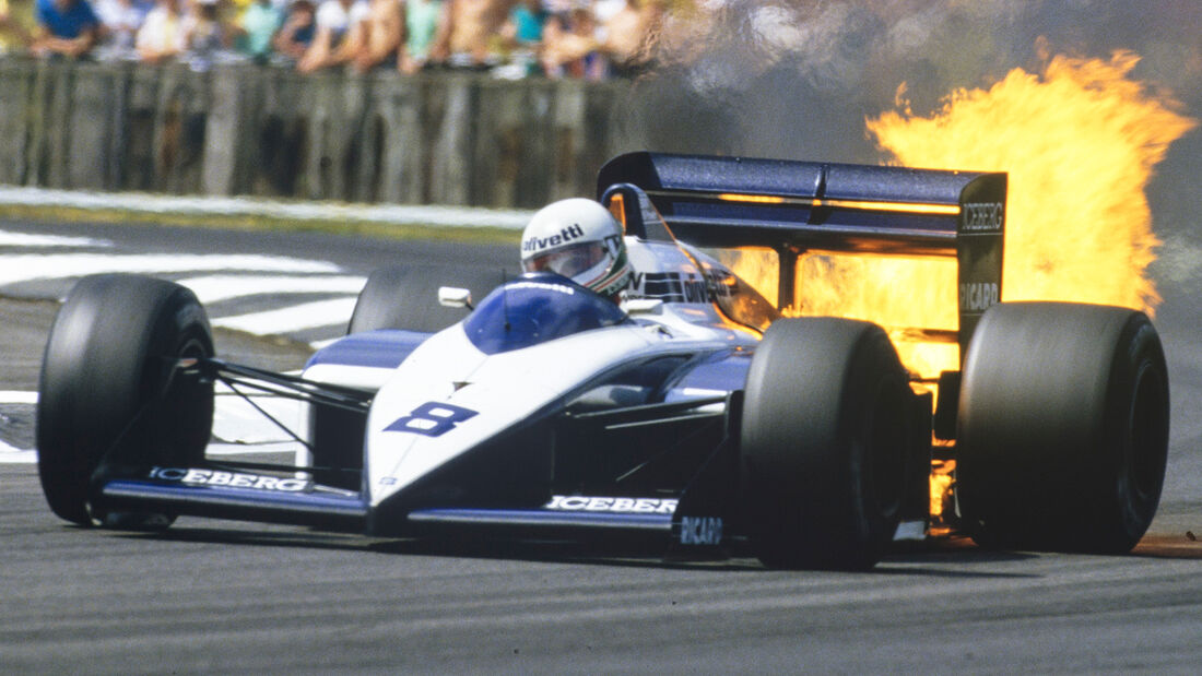 Andrea de Cesaris - Brabham-BMW - Silverstone 1987