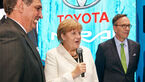 Angela Merkel IAA 2015 Toyota