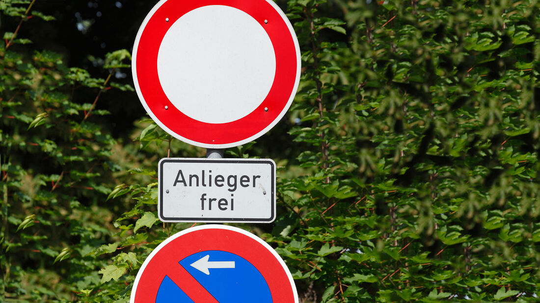 Anlieger frei-Schild