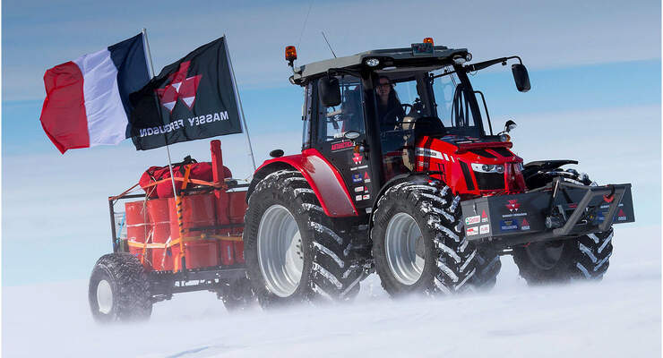 Antarctica 2 Expedition zum Südpol mit Massey Ferguson-Traktor 5610