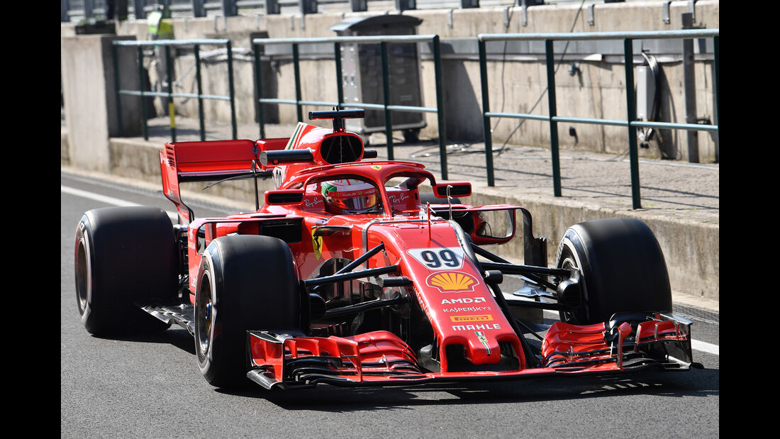 Antonio Giovinazzi - Ferrari - GP Ungarn - Budapest - F1-Test - 31. Juli 2018