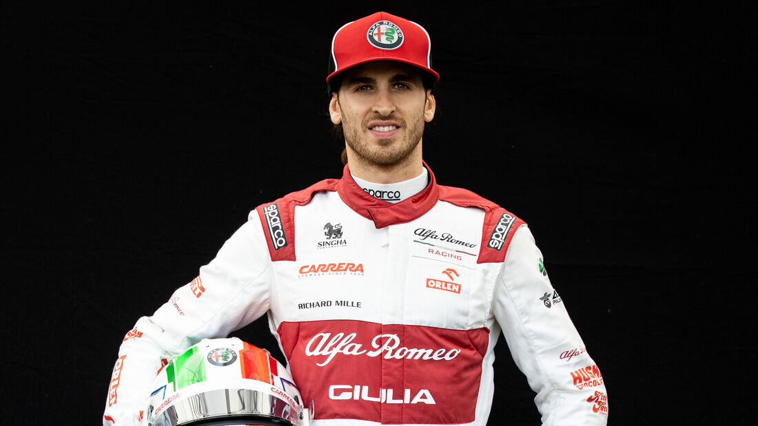 Antonio Giovinazzi - Porträt & Helm - Formel 1 - 2020