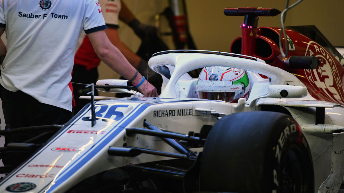 Antonio Giovinazzi - Sauber - Abu Dhabi - Testfahrten