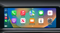 Apple Carplay Update mit neuen Designs und Steuerung von Komfortfunktionen im Auto.