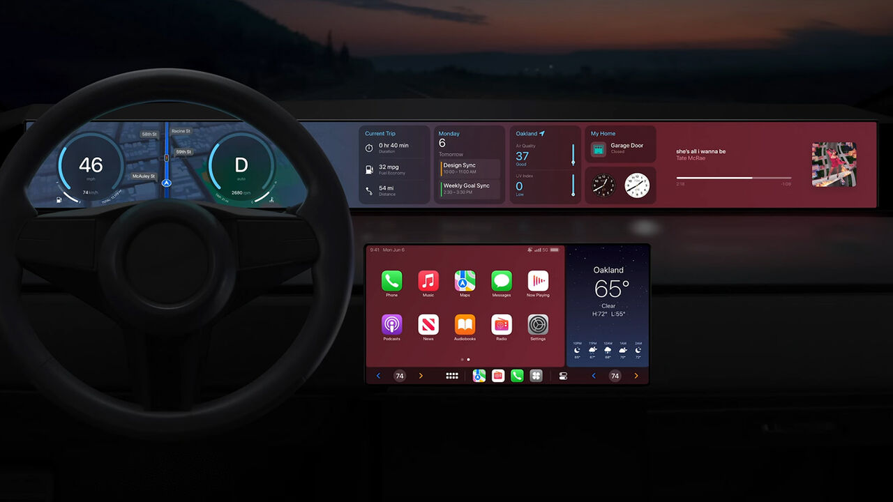 Apple nutzt bald Autodaten für Carplay-Smartphoneintegration AUTO MOTOR UND SPORT