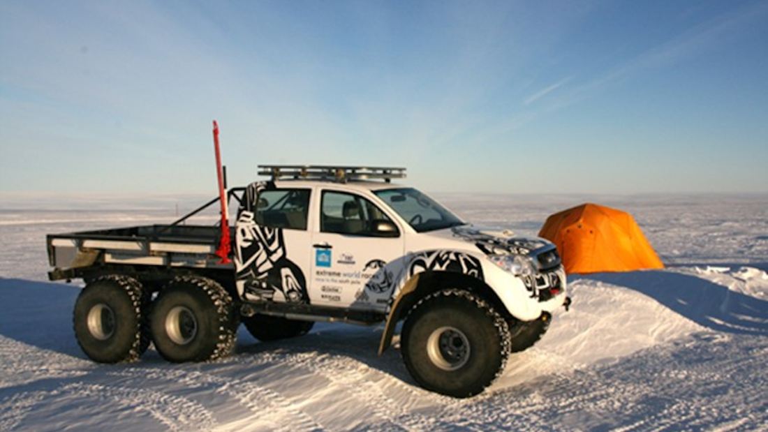 Toyota AntarktisExpedition Mit dem Toyota Hilux zum Südpol auto