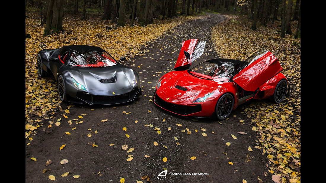 Aritra Das Designs Ferrari Zenyatta: Virtueller LaFerrari-Nachfolger