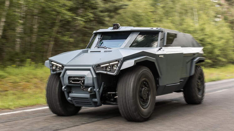 Arquus Scarabee Panzerfahrzeug Mit Hybridantrieb Auf Militarmission Auto Motor Und Sport