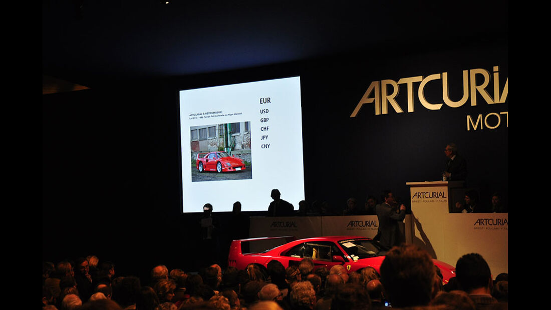 Artcurial Versteigerung Ferrari F40 Ex-Nigel Mansell