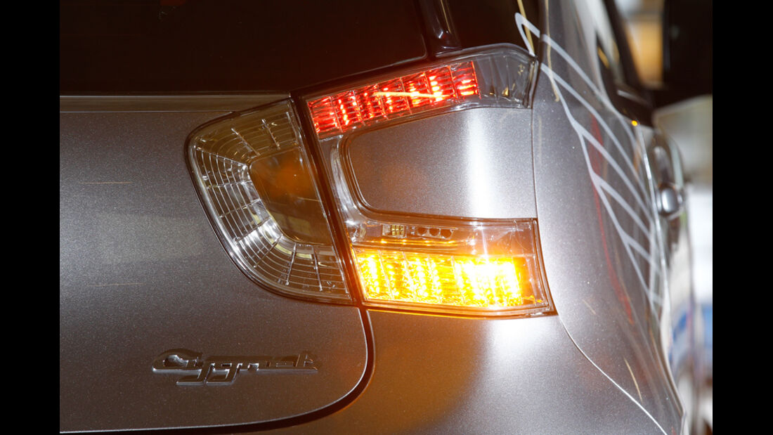 Aston Martin Cygnet, Rücklichter